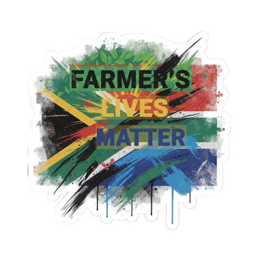 Farmer's Lives Matter Sticker | Kiss-Cut Farmers Rights Vinyl