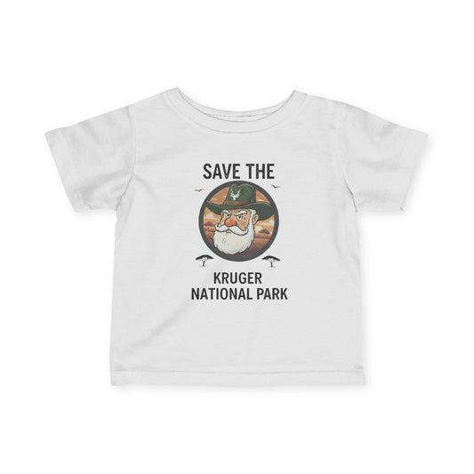 Infant Tee — "Save the Kruger National Park" Baby Shirt (Wildlife Conservation)