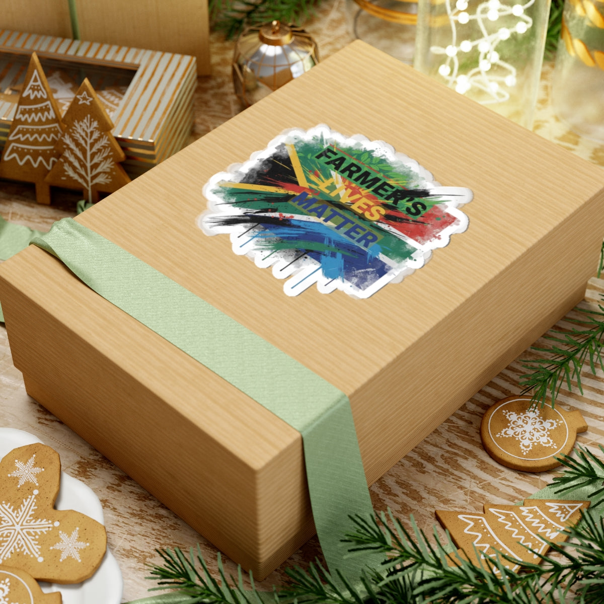 Farmer's Lives Matter Sticker | Kiss-Cut Farmers Rights Vinyl