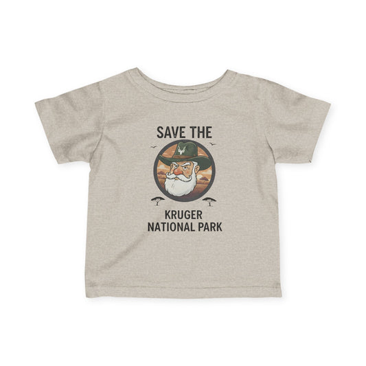 Infant Tee — "Save the Kruger National Park" Baby Shirt (Wildlife Conservation)