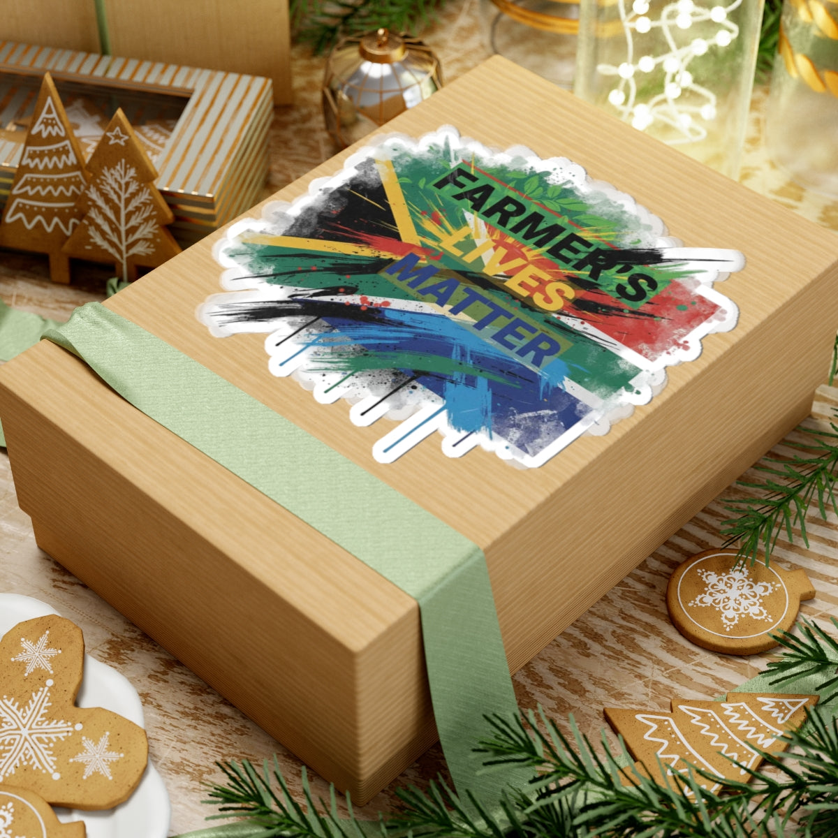 Farmer's Lives Matter Sticker | Kiss-Cut Farmers Rights Vinyl